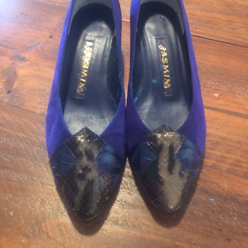 Purple heels size 7